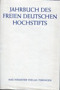 Jahrbuch des Freien Deutschen Hochstifts 1982. (Umschlag)