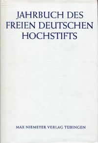 Jahrbuch des Freien Deutschen Hochstifts 1984. (Umschlag)
