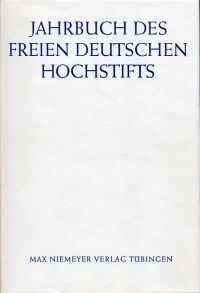 Jahrbuch des Freien Deutschen Hochstifts 1980. (Umschlag)