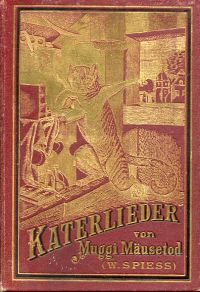 Spiess, Katerlieder des Muggi Mäusetod. (Umschlag)