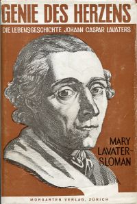 Lavater-Sloman, Genie des Herzens. (Umschlag)