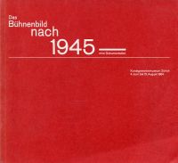 Billeter, Das  Bühnenbild nach 1945. (Umschlag)