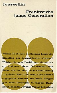 Joussellin, Frankreichs junge Generation. (Umschlag)