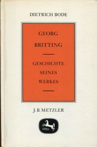 Bode, Georg Britting. (Umschlag)