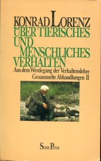 Lorenz, Ueber tierisches und menschliches Verhalten. (Umschlag)