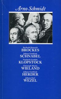 Schmidt, Das essayistische Werk zur deutschen Literatur in 4 Bänden. Sämtliche N (Umschlag)