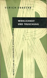 Ebbecke, Wirklichkeit und Täuschung. (Umschlag)