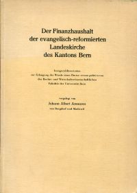 Ammann, Der  Finanzhaushalt der evangelisch-reformierten Landeskirche des Kanton (Umschlag)