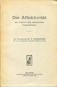 Fankhauser, Die Affektivität (Umschlag)