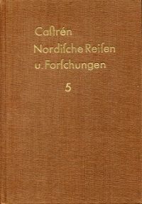 Castrén, M. Alexander Castrén's kleinere Schriften. (Umschlag)