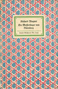 Wagner, Die Meistersinger von Nürnberg. (Umschlag)