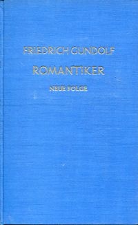 Gundolf, Romantiker. (Umschlag)