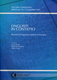 Osservatorio Linguistico della Svizzera Italiana: Linguisti in contatto. (Umschlag)
