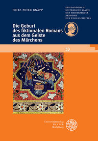 Knapp, Die Geburt des fiktionalen Romans aus dem Geiste des Märchens. (Umschlag)