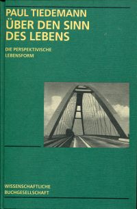 Tiedemann, Über den Sinn des Lebens. (Umschlag)