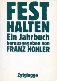 Hohler, Festhalten. (Umschlag)