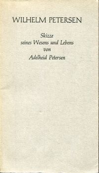 Petersen, Wilhelm Petersen. (Umschlag)