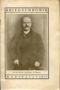 Kriegschronik Monat Juli 1917. (Umschlag)
