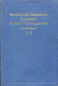 Pulkowski: Kurzgefasste Geschichte des Fussartillerie-Regiments, General-Feldzeu (Umschlag)
