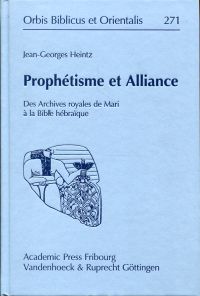 Heintz, Prophétisme et alliance. (Umschlag)
