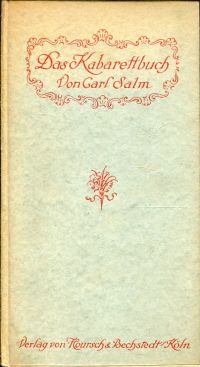 Salm, Das  Kabarettbuch. (Umschlag)