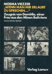 Barrios de Chungara, "Wenn man mir erlaubt zu sprechen ..." (Umschlag)