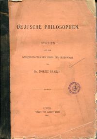 Brasch, Deutsche Philosophen. (Umschlag)