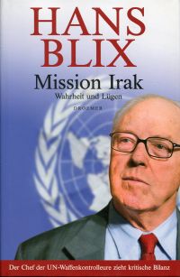 Blix, Mission Irak. (Umschlag)