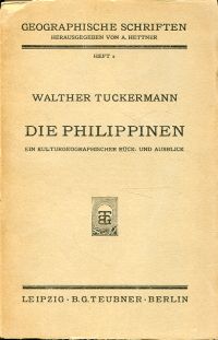 Tuckermann, Die Philippinen. (Umschlag)