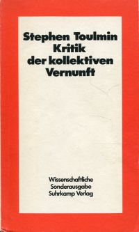 Toulmin, Kritik der kollektiven Vernunft. (Umschlag)