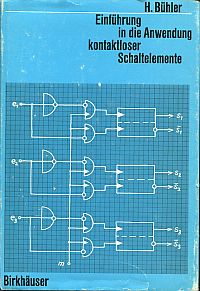 Bühler, Einführung in  die Anwendung kontaktloser Schaltelemente. (Umschlag)
