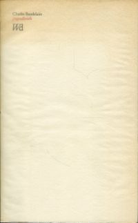 Baudelaire, Jugendbriefe. (Umschlag)