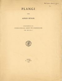 Bühler, Plangi. (Umschlag)