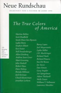 Balmes, The true colors of America. (Umschlag)