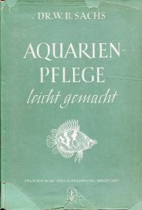 Sachs, Aquarienpflege leicht gemacht. (Umschlag)