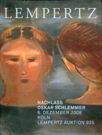 Nachlass Oskar Schlemmer. (Umschlag)
