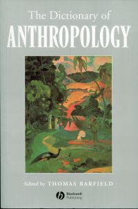 Barfield, Dictionary of anthropology. (Umschlag)