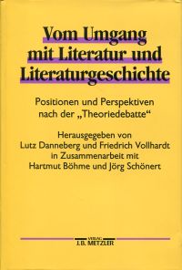 Danneberg, Vom Umgang mit Literatur und Literaturgeschichte. (Schutzumschlag)