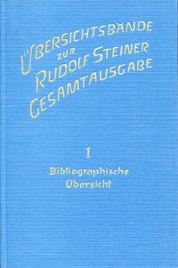 Steiner, Bibliographische Übersicht. Das literarische und künstlerische Gesamtwe (Umschlag)
