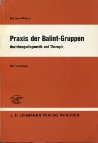 Luban-Plozza, Praxis der Balint-Gruppen. (Umschlag)