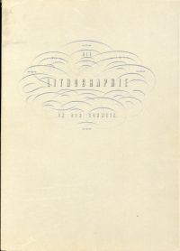 Die Lithographie in der Schweiz und die verwandten Techniken Tiefdruck, Lichtdru (Umschlag)