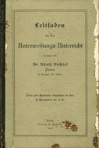 Bichsel, Leitfaden für den Unterweisungs-Unterricht. (Umschlag)