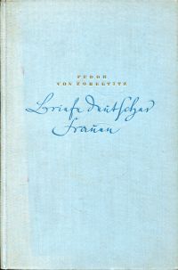 Zobeltitz, Briefe deutscher Frauen. (Umschlag)