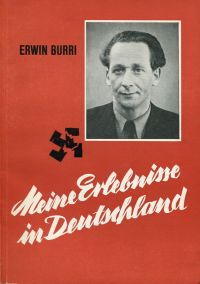 Burri, Meine Erlebnisse in Deutschland. (Umschlag)