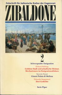 Schwerpunkt: Emigration. (Umschlag)