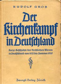 Grob, Der Kirchenkampf in Deutschland. (Umschlag)