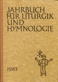 Ameln, Jahrbuch für Liturgik und Hymnologie, 27. Band 1983. (Umschlag)