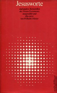 Hüster, Jesusworte und andere Kernstellen des Neuen Testaments. (Umschlag)