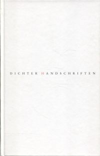 Hausmann, Dichter Handschriften, Dichterhandschriften. (Umschlag)