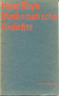 Rhyn, Mathematische Gedichte. (Umschlag)